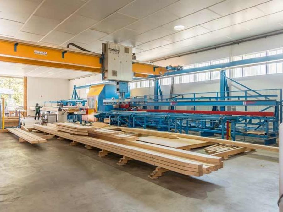 KRUG Holzsystembinder Produktion