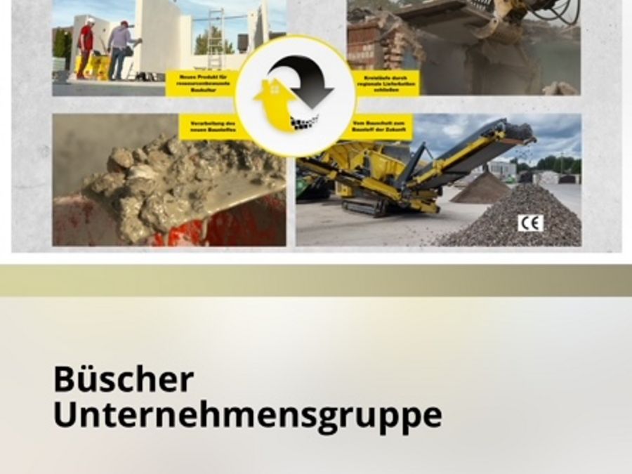 100% Natursteinersatz im Beton für die Bauindustrie präsentiert von Büscher auf der Woche der Umwelt in Berlin