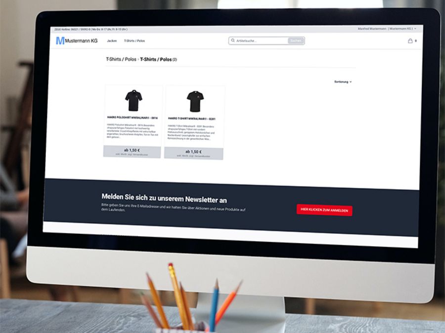 Online Shop Systeme für den Textileinkauf