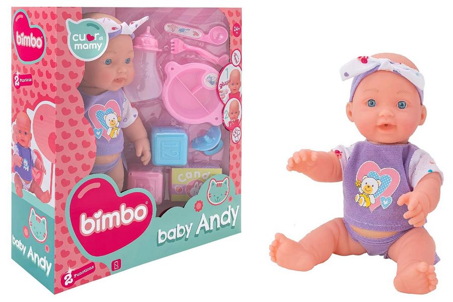 Globo S.p.a. Bimbo Puppen - Baby Andy