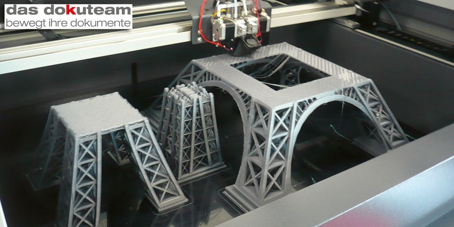 dokuteam 3D-Druck Eiffelturm