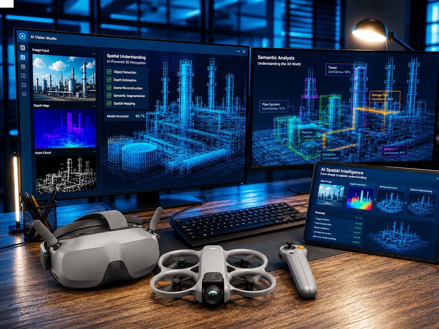 Vom Bild zur räumlichen Intelligenz. Spatial AI erfolgreich im Einsatz Vom Bild zur räumlichen Intelligenz. Spatial AI erfolgreich im Einsatz