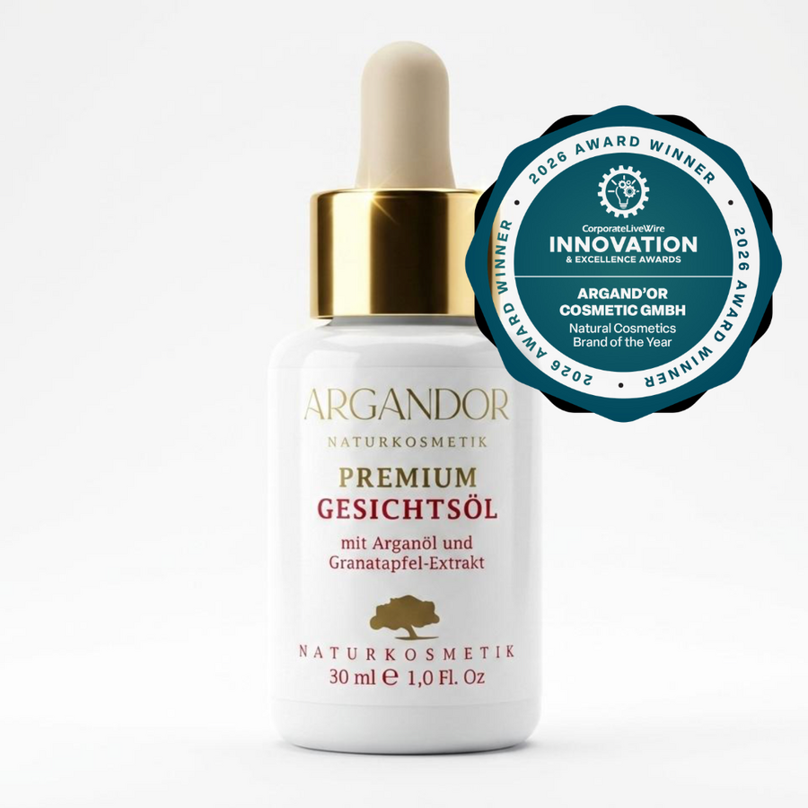Argandor Cosmetic erneut ausgezeichnet: Natural Cosmetic Brand of the Year 2026 Argandor Cosmetic erneut ausgezeichnet: Natural Cosmetic Brand of the Year 2026