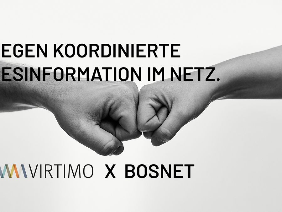 Gemeinsam gegen Desinformation: Virtimo AG und Projektpartner starten das Forschungsprojekt BOSNET Gemeinsam gegen Desinformation: Virtimo AG und Projektpartner starten das Forschungsprojekt BOSNET