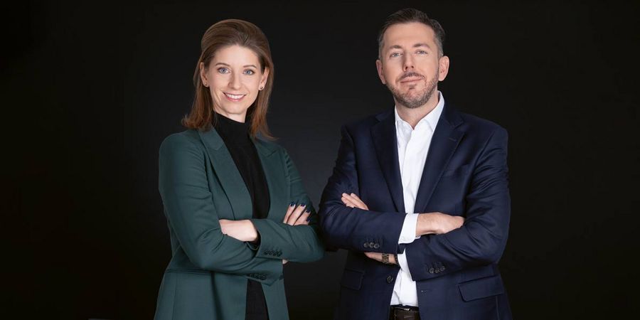 Antonia Gilbert, CCO und Darko Cvijetinovic,  CEO der MJet GmbH