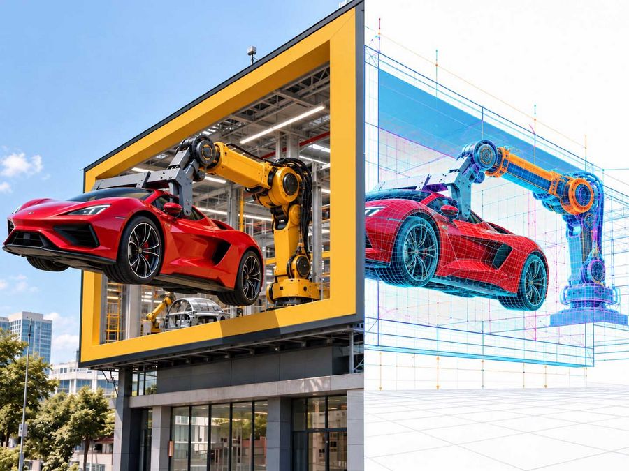Wie Unternehmen Millionen-Investitionen virtuell testen, bevor ein Cent verbaut wird Wie Unternehmen Millionen-Investitionen virtuell testen, bevor ein Cent verbaut wird