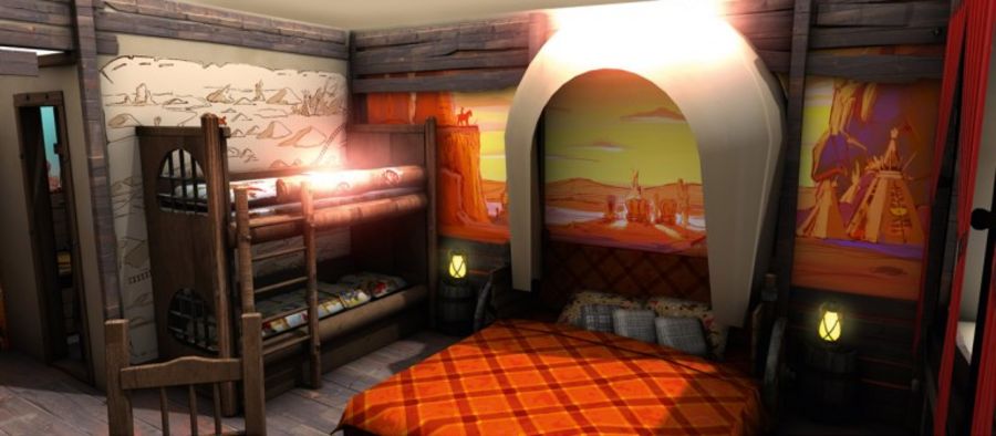 Westernzimmer im Abenteuerhotel im Heide-Park Soltau Westernzimmer im Abenteuerhotel im Heide-Park Soltau
