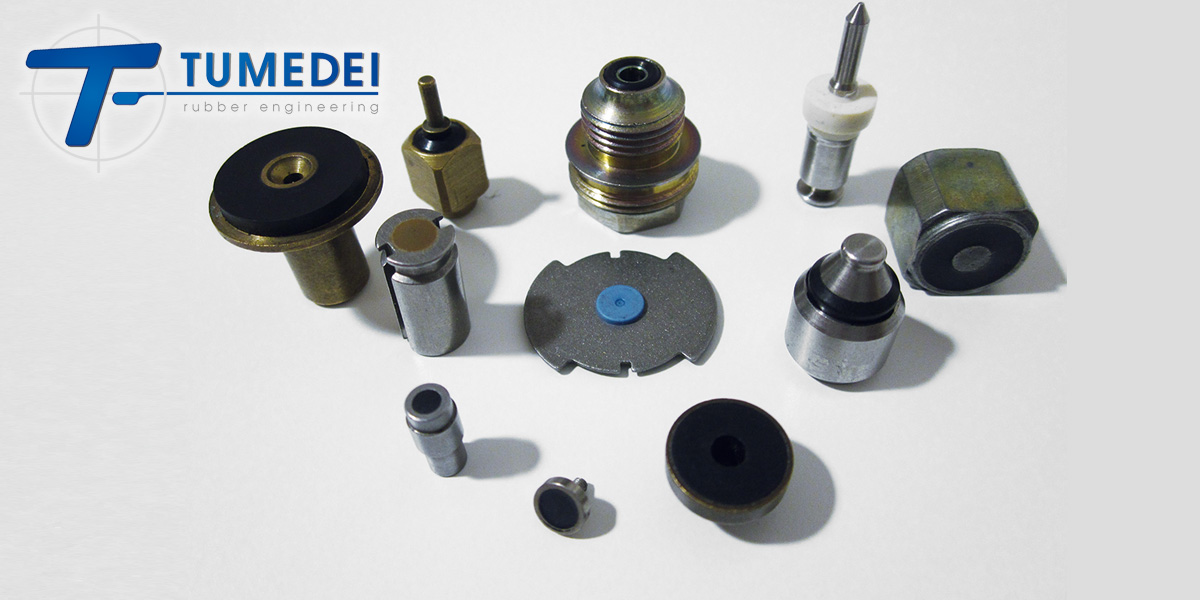 Eine gute Kombination: Gummi und Metall Eine gute Kombination: Gummi und Metall