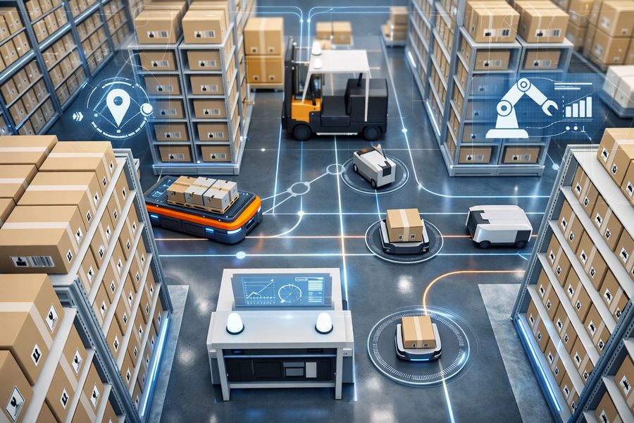 Fahrerlose Transportsysteme haben das Potenzial, intralogistische Prozesse zu optimieren und die Effizienz zu steigern Fahrerlose Transportsysteme haben das Potenzial, intralogistische Prozesse zu optimieren und die Effizienz zu steigern